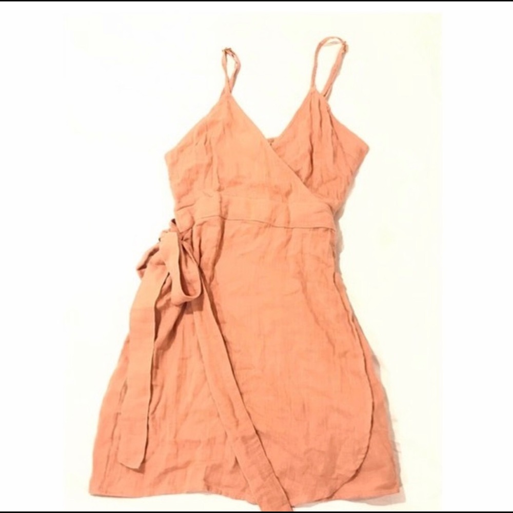 Acacia Lemonade Wrap dress